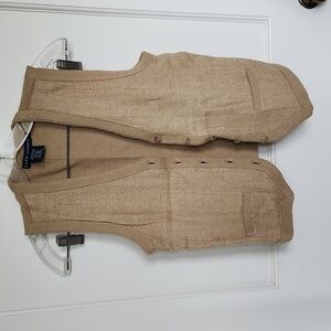 Ralph Lauren Silk/Linen/Wool Sweater Vest